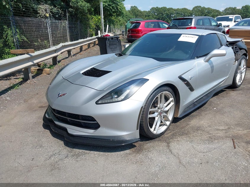 2016 Chevrolet Corvette, Удар ззаду, IAAI, VIN 1G1YB2D72G5113356 — фото 2