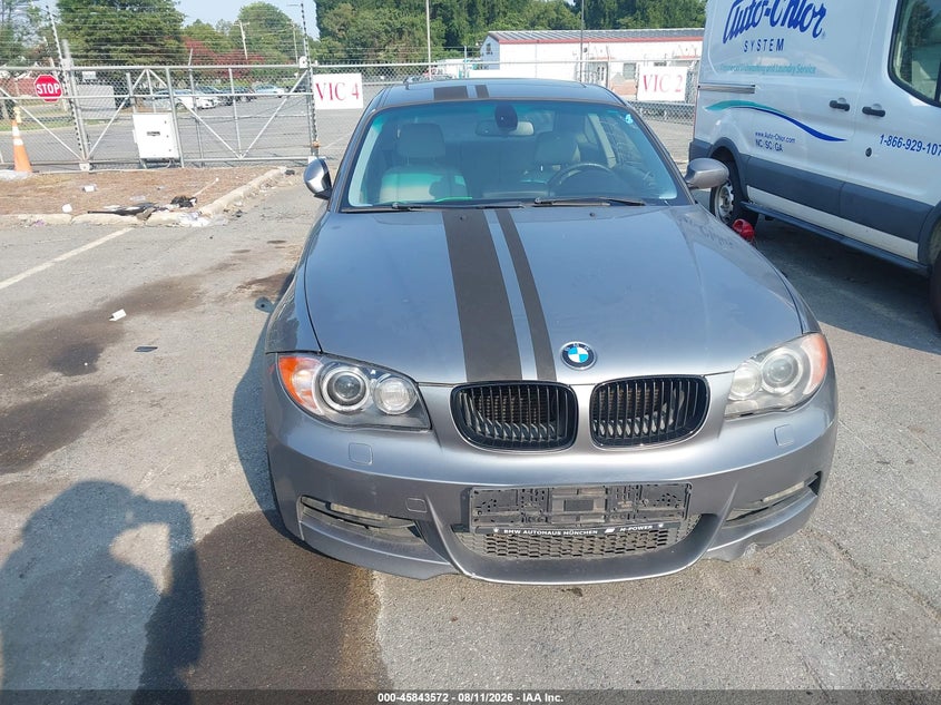 2009 BMW 1 SERIES COUPE 3.0L I-6 DI, DOHC, VVT, TURBO, 300HP