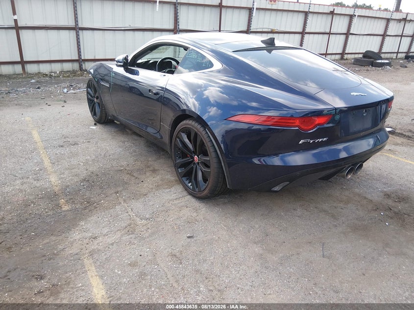 Vin: sajwa6bc5f8k10946, lot: 46342543, jaguar f-type s 20153