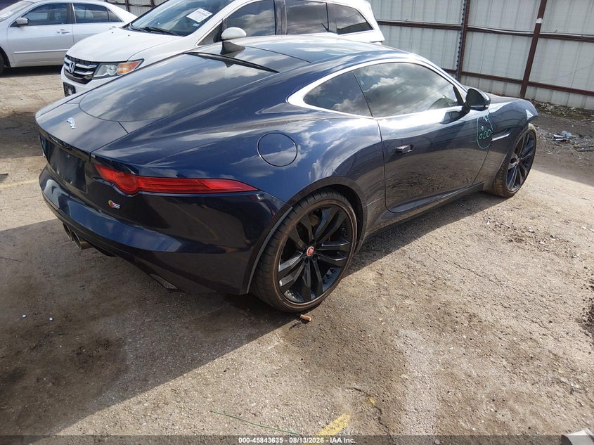 Vin: sajwa6bc5f8k10946, lot: 46342543, jaguar f-type s 20154