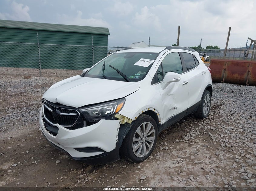 2018 Buick Encore, Right Front, IAAI, VIN KL4CJASB6JB581941 — photo 2