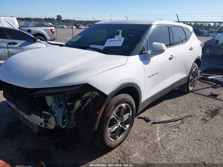 Vin: 3gnkbcr48ps184110, lot: 46342577, chevrolet blazer fwd 2lt 20232