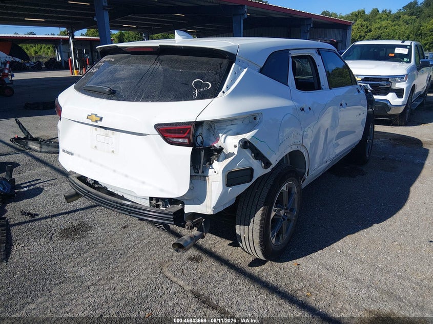 Vin: 3gnkbcr48ps184110, lot: 46342577, chevrolet blazer fwd 2lt 20234