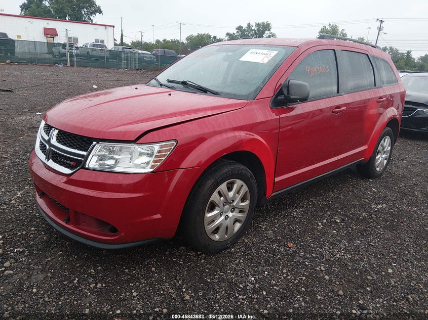 2018 Dodge Journey, Удар спереди, IAAI, VIN 3C4PDCAB3JT141282 — фото 2