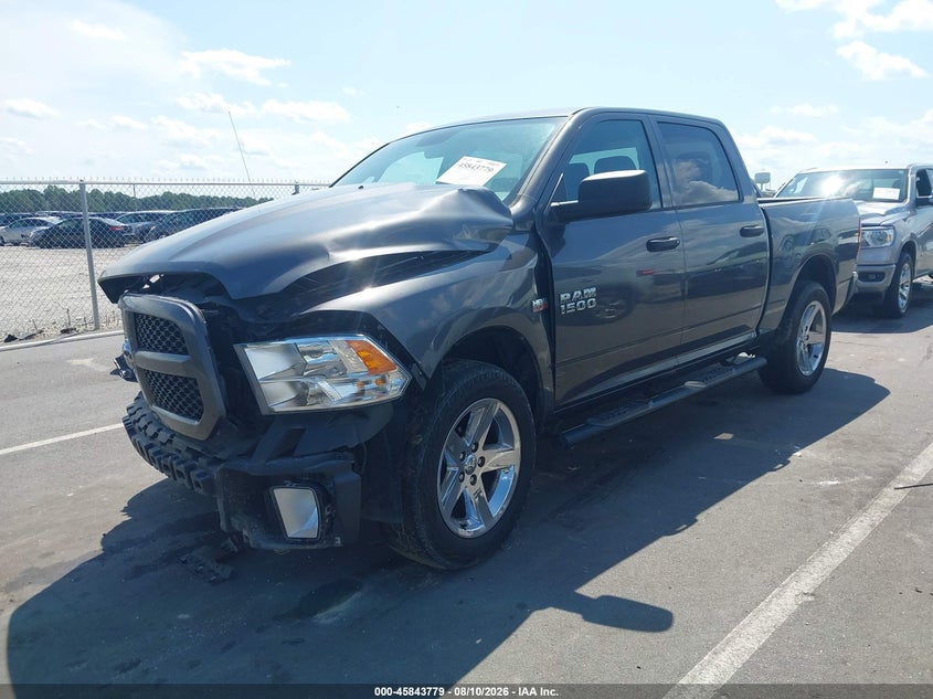 Vin: 1c6rr6kt7hs825807, lot: 46342687, ram 1500 express  4x2 5'7 box 20172