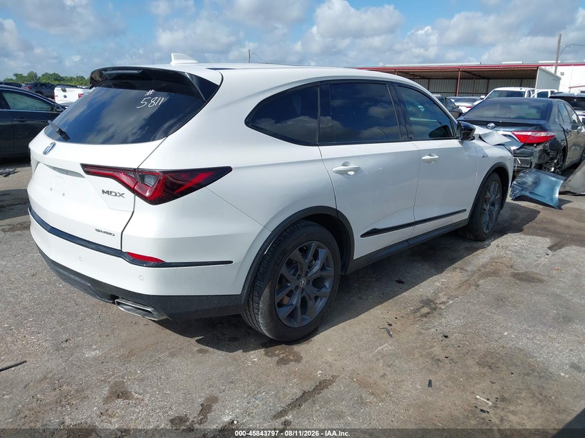Vin: 5j8ye1h05pl025811, lot: 46342705, acura mdx a-spec 20234