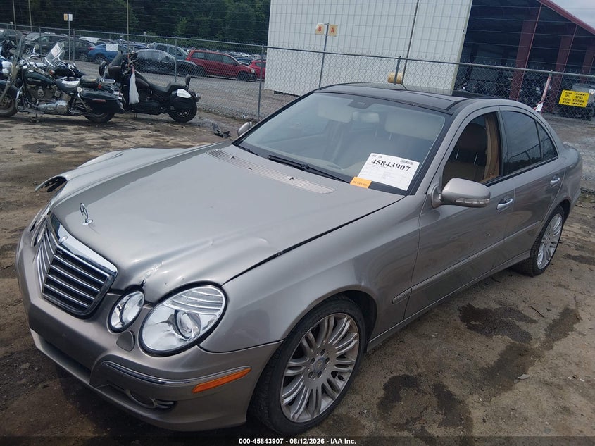 2008 Mercedes-Benz E 350 4Matic, Front End, IAAI, VIN WDBUF87X68B338096 — photo 2