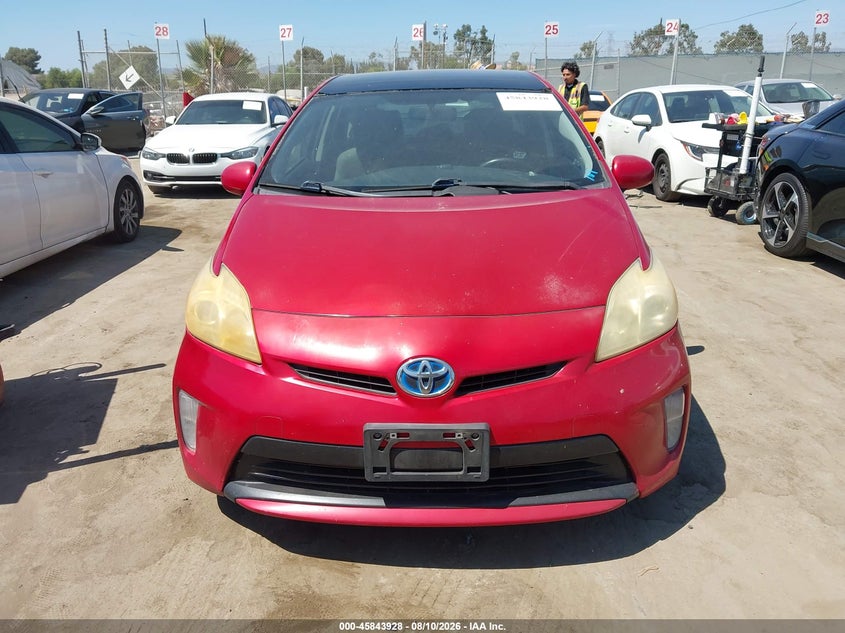 2012 TOYOTA PRIUS HATCHBACK 1.8L I-4 DOHC, VVT, 98HP