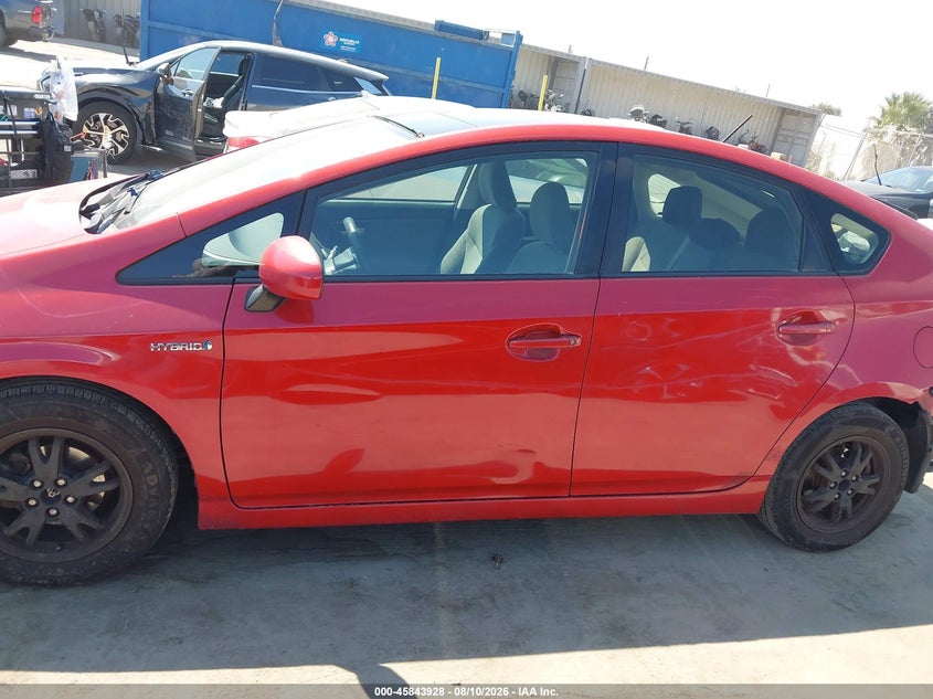 2012 TOYOTA PRIUS HATCHBACK 1.8L I-4 DOHC, VVT, 98HP