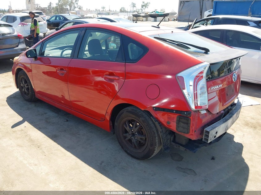 2012 TOYOTA PRIUS HATCHBACK 1.8L I-4 DOHC, VVT, 98HP
