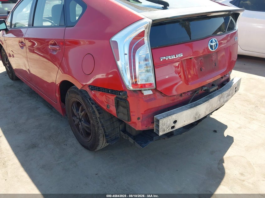 2012 TOYOTA PRIUS HATCHBACK 1.8L I-4 DOHC, VVT, 98HP