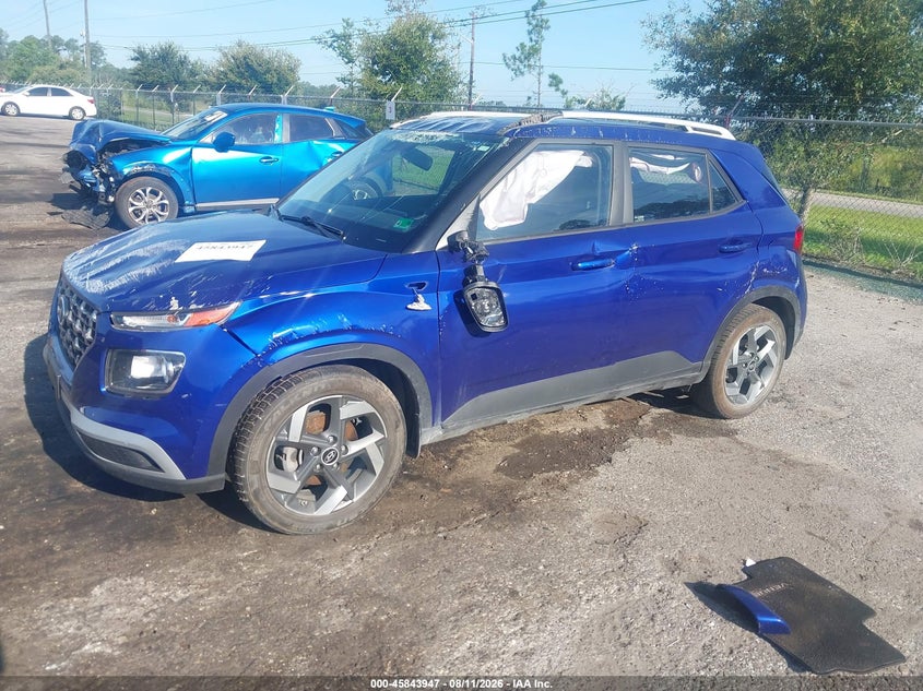 2022 Hyundai Venue, Rollover, IAAI, VIN KMHRC8A39NU183822 — photo 2