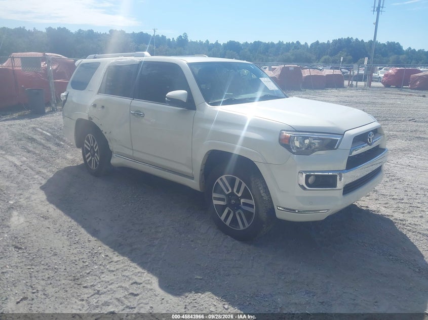 Vin: jtebu5jr3j5562501, lot: 46342874, toyota 4runner limited 20181