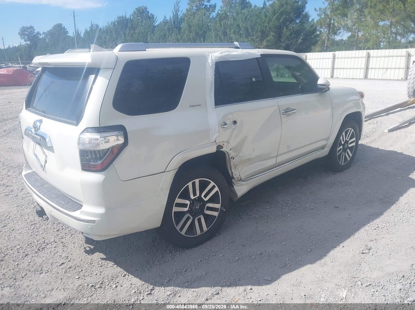 Vin: jtebu5jr3j5562501, lot: 46342874, toyota 4runner limited 20184