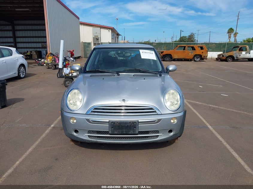 MINI COOPER 2005 VIN WMWRC33545TJ71666