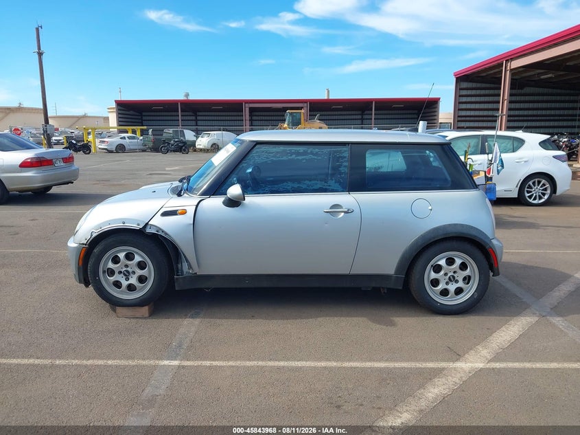 MINI COOPER 2005 VIN WMWRC33545TJ71666