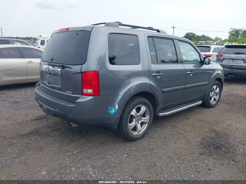 2012 HONDA PILOT auction photo 4