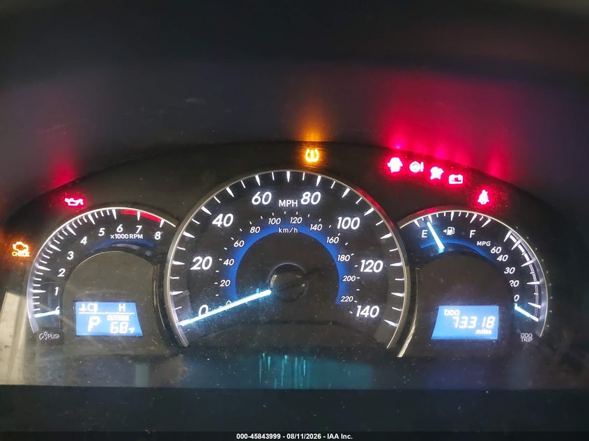 2012 TOYOTA CAMRY auction photo 6