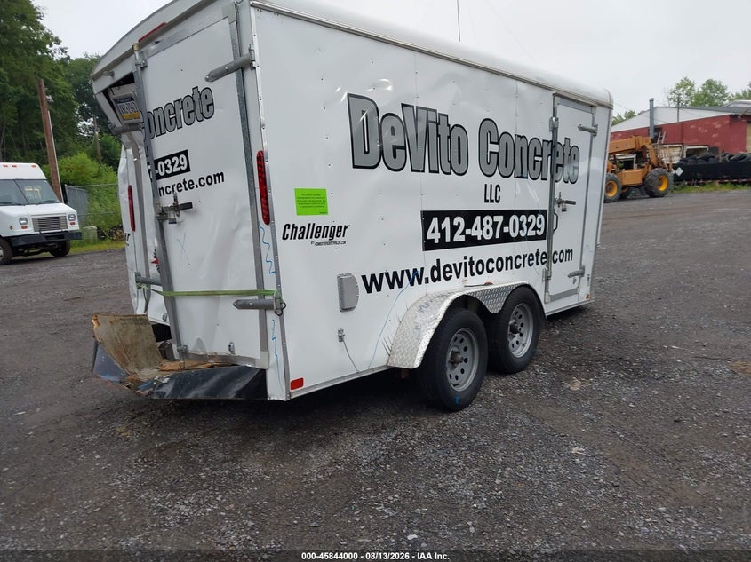 2021 HOMESTEADER 14' ENCLOSED TRAILER auction photo 2