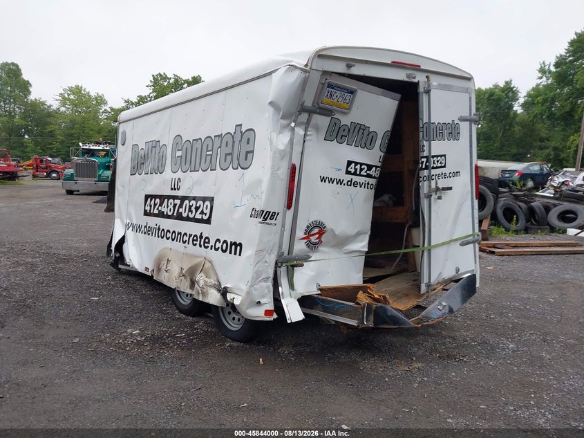 2021 HOMESTEADER 14' ENCLOSED TRAILER auction photo 3
