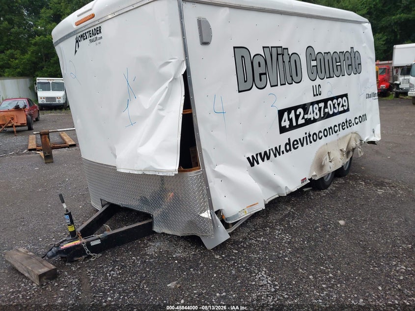 2021 HOMESTEADER 14' ENCLOSED TRAILER auction photo 4