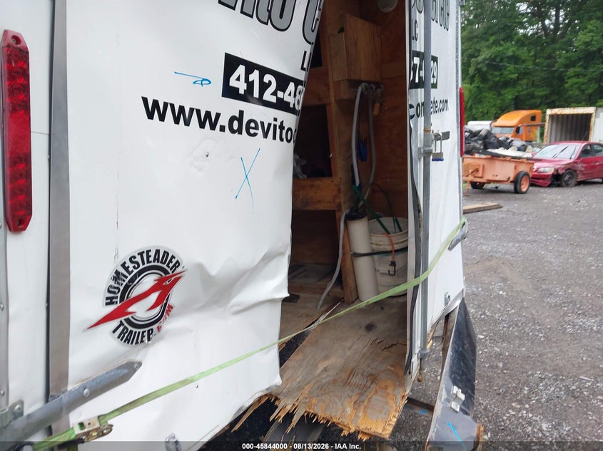 2021 HOMESTEADER 14' ENCLOSED TRAILER auction photo 7