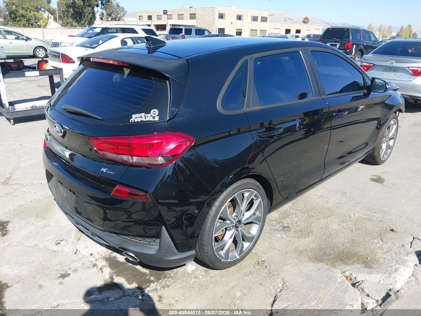Vin: kmhh55lc7lu143866, lot: 46342921, hyundai elantra gt n line 20204