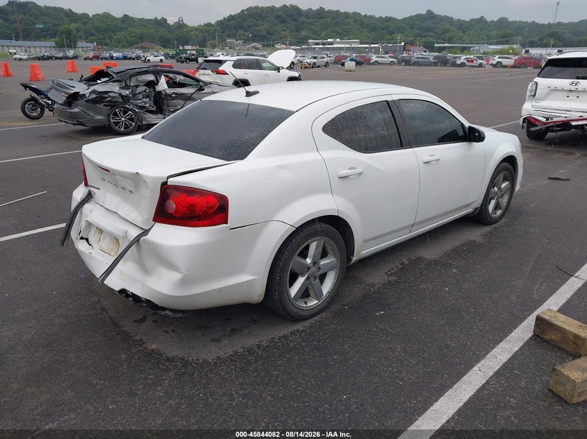 Vin: 1c3cdzab3dn564227, lot: 46342990, dodge avenger se 20134