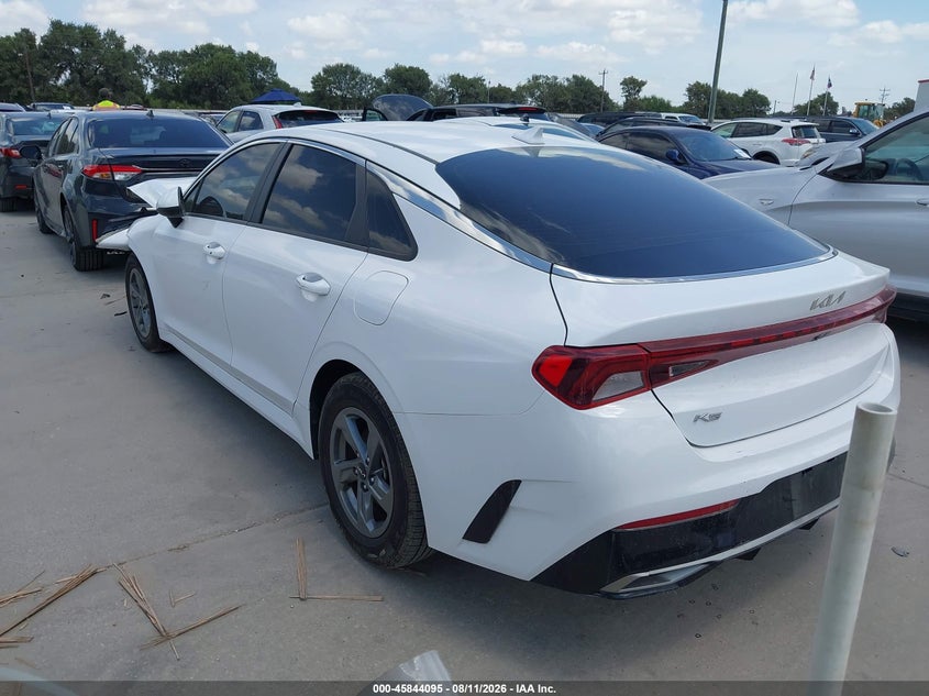Vin: 5xxg14j20ng104500, lot: 46343003, kia k5 lxs 20223