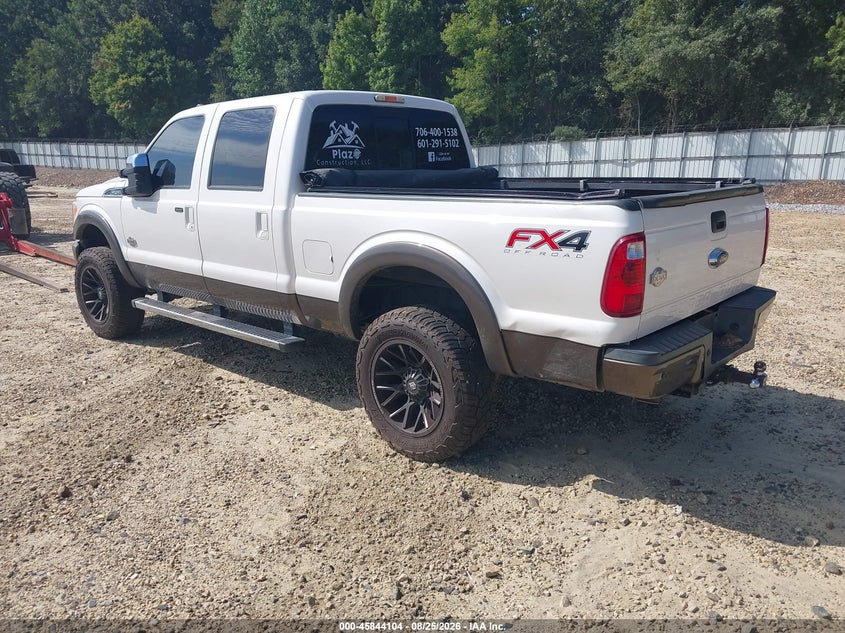 Vin: 1ft7w2bt6geb82378, lot: 46343012, ford f-250 lariat 20163