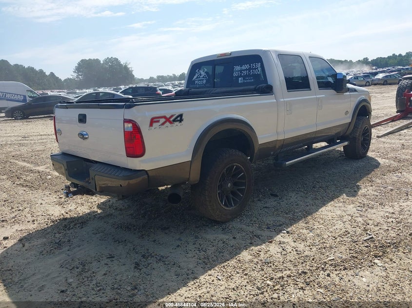 Vin: 1ft7w2bt6geb82378, lot: 46343012, ford f-250 lariat 20164