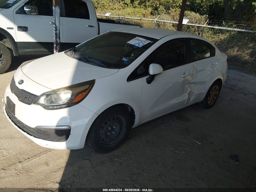 2016 KIA RIO SEDAN 1.6L I-4 DI, DOHC, VVT, 138HP