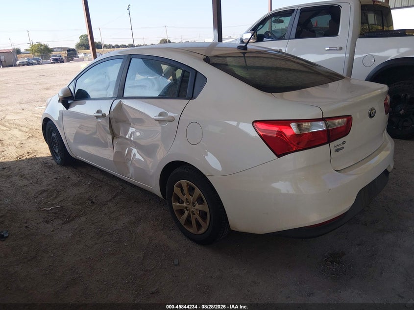 2016 KIA RIO SEDAN 1.6L I-4 DI, DOHC, VVT, 138HP