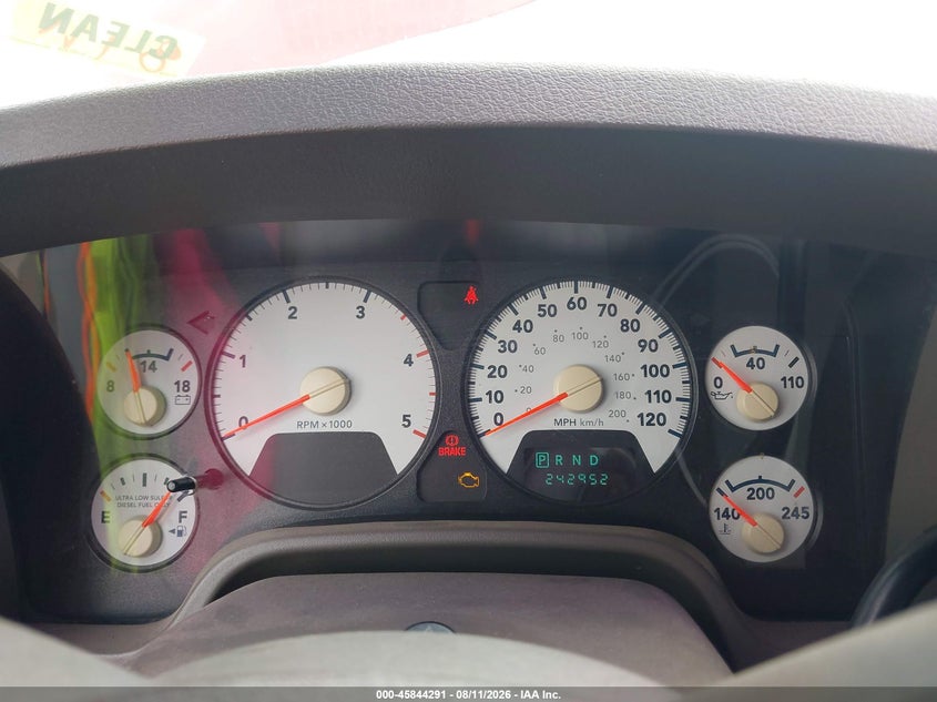 DODGE RAM 2500 2009 VIN 3D7KS29L99G524709