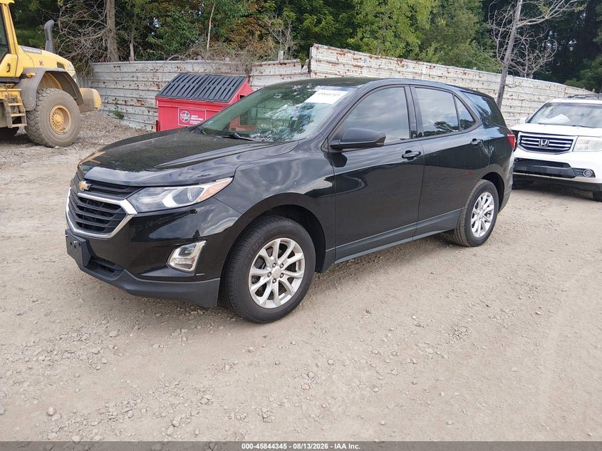 2019 Chevrolet Equinox, Перед і зад, IAAI, VIN 2GNAXSEV6K6224438 — фото 2