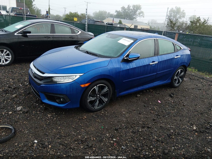 2018 Honda Civic, Удар сзади, IAAI, VIN 2HGFC1F98JH643367 — фото 2
