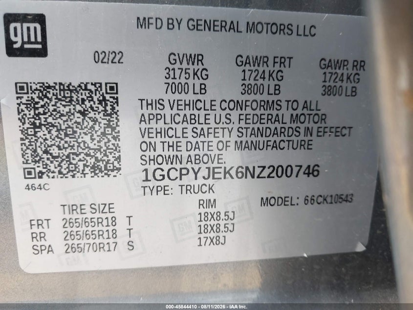 2022 CHEVROLET SILVERADO 1500 LTD 4WD SHORT BED LT WITH 2FL · Фото 9
