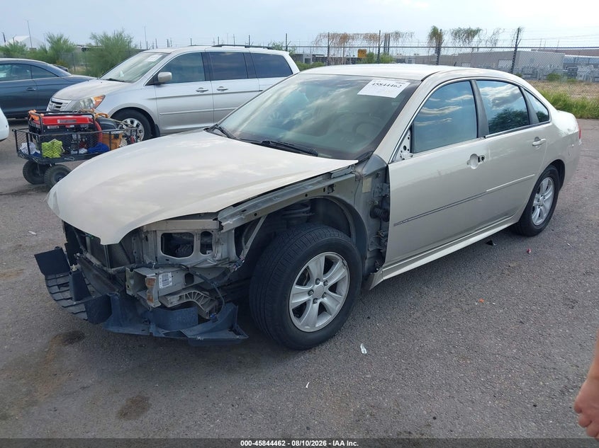 Vin: 2g1wa5e3xc1208427, lot: 46343370, chevrolet impala ls 20122