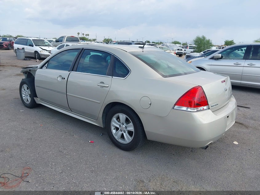Vin: 2g1wa5e3xc1208427, lot: 46343370, chevrolet impala ls 20123