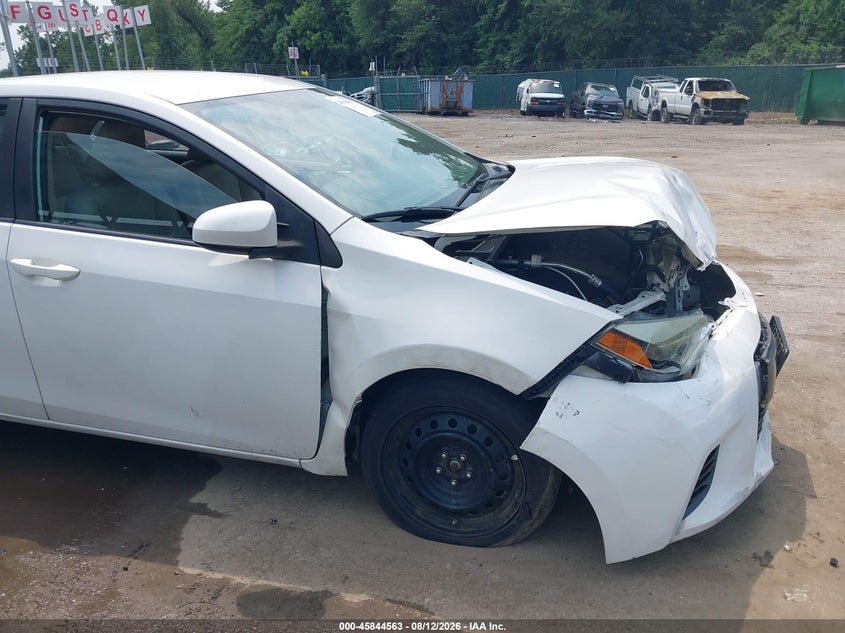 2015 TOYOTA COROLLA SEDAN 1.8L I-4 DOHC, VVT, 132HP