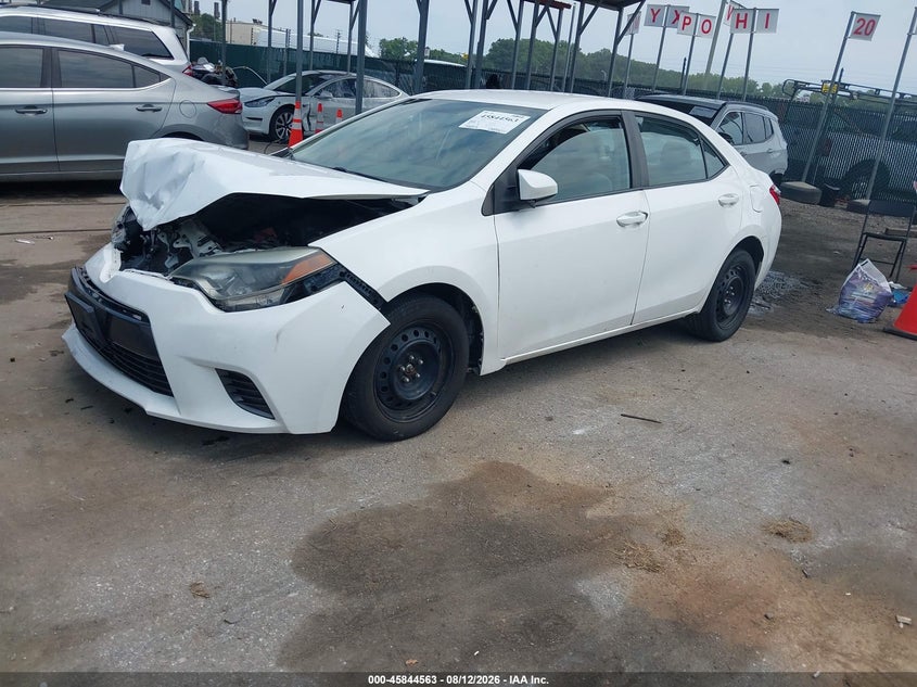 2015 TOYOTA COROLLA SEDAN 1.8L I-4 DOHC, VVT, 132HP