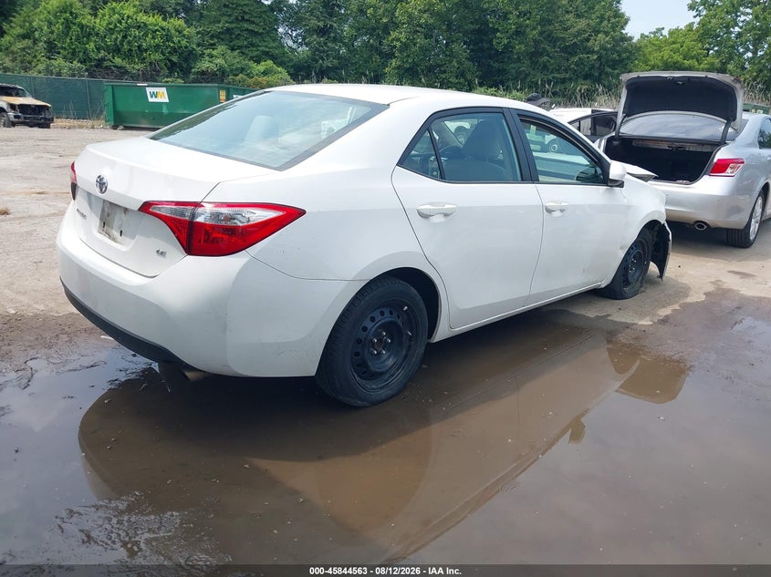 2015 TOYOTA COROLLA SEDAN 1.8L I-4 DOHC, VVT, 132HP