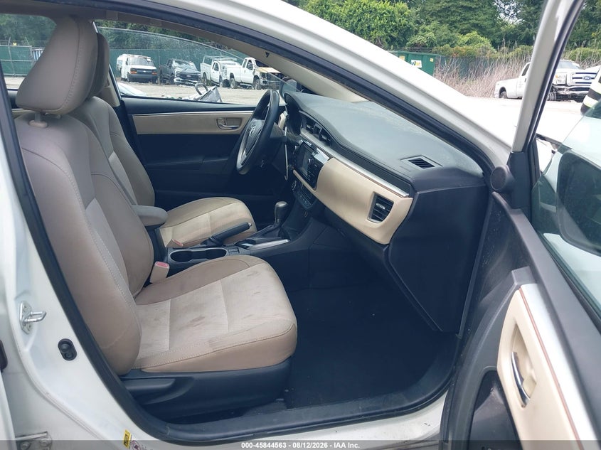 2015 TOYOTA COROLLA SEDAN 1.8L I-4 DOHC, VVT, 132HP