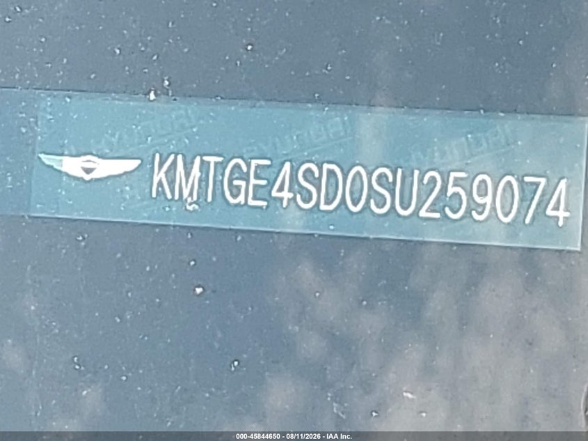 GENESIS G80 2025 VIN KMTGE4SD0SU259074
