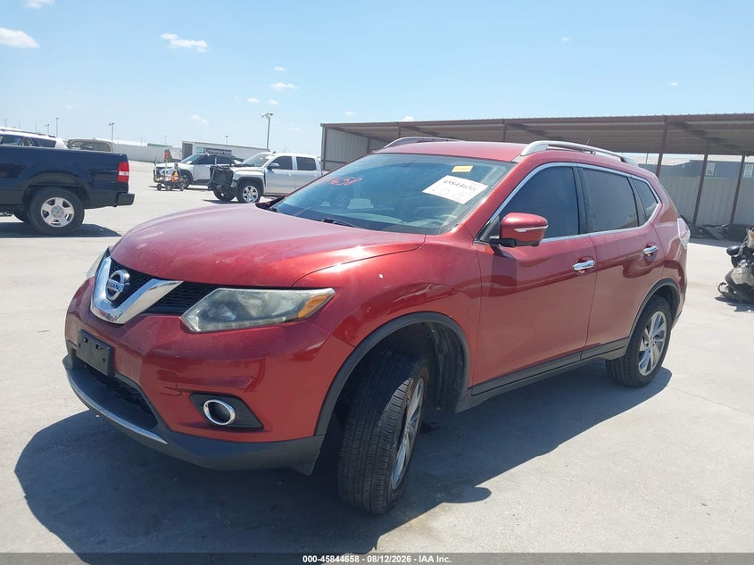 2014 Nissan Rogue, Right Side, IAAI, VIN 5N1AT2MT2EC752523 — photo 2