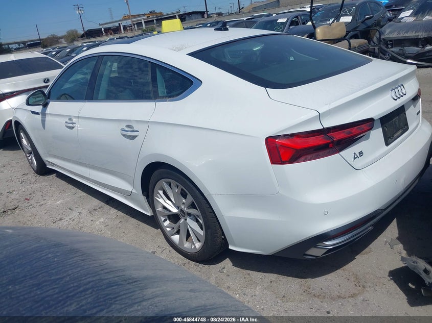 2022 AUDI A5 HATCHBACK 2.0L I-4 DI, DOHC, VVT, TURBO, 201HP