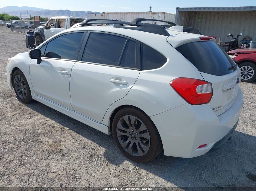 2016 SUBARU IMPREZA HATCHBACK 2.0L H-4 DOHC, VVT, 148HP
