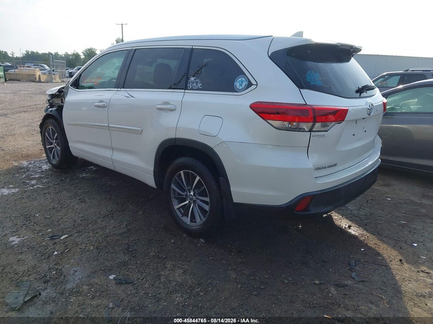 TOYOTA HIGHLANDER 2018 VIN 5TDJZRFH1JS820100