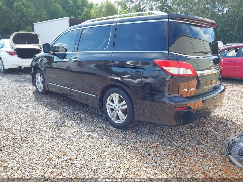 2013 NISSAN QUEST VAN 3.5L V-6 DOHC, VVT, 260HP
