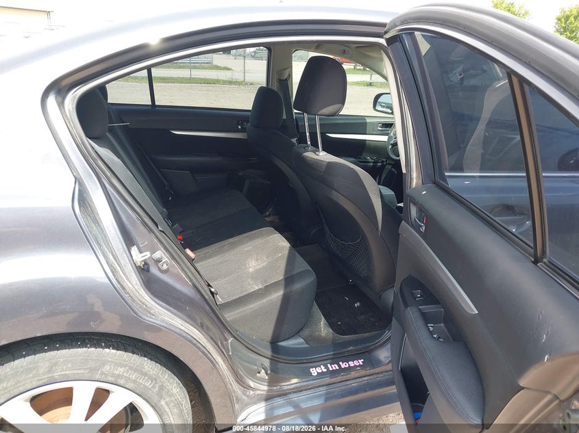 2014 SUBARU LEGACY SEDAN 2.5L H-4 DOHC, VVT, 173HP